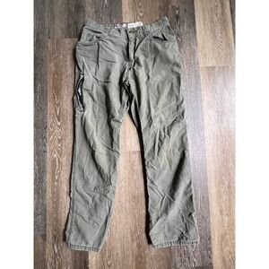 LAPCO FR Work Pants Mens 32x32 Green Flame Resistant Carpenter Utility Trousers